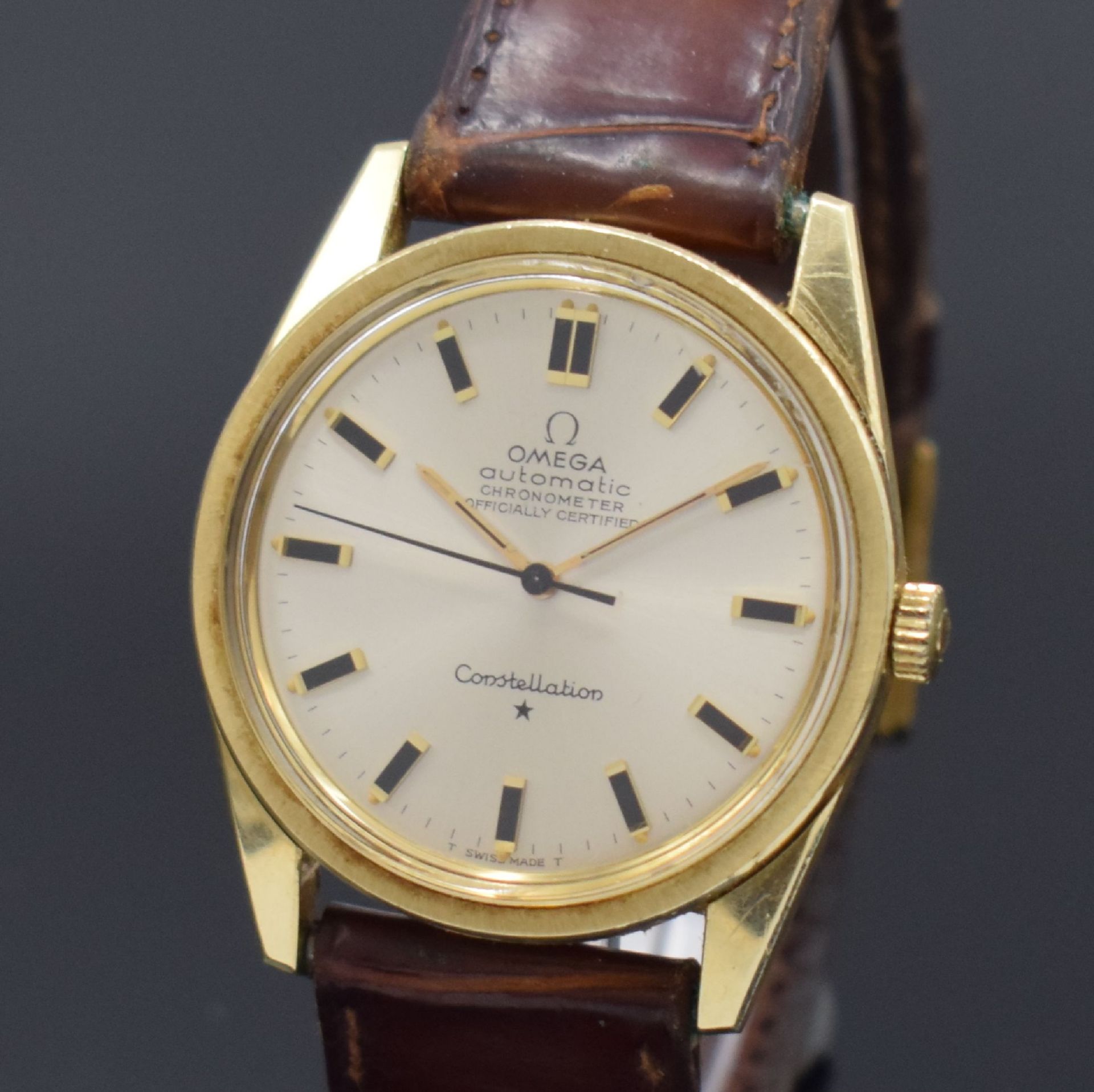 OMEGA Constellation Herrenarmbanduhr Chronometer Referenz - Image 2 of 8