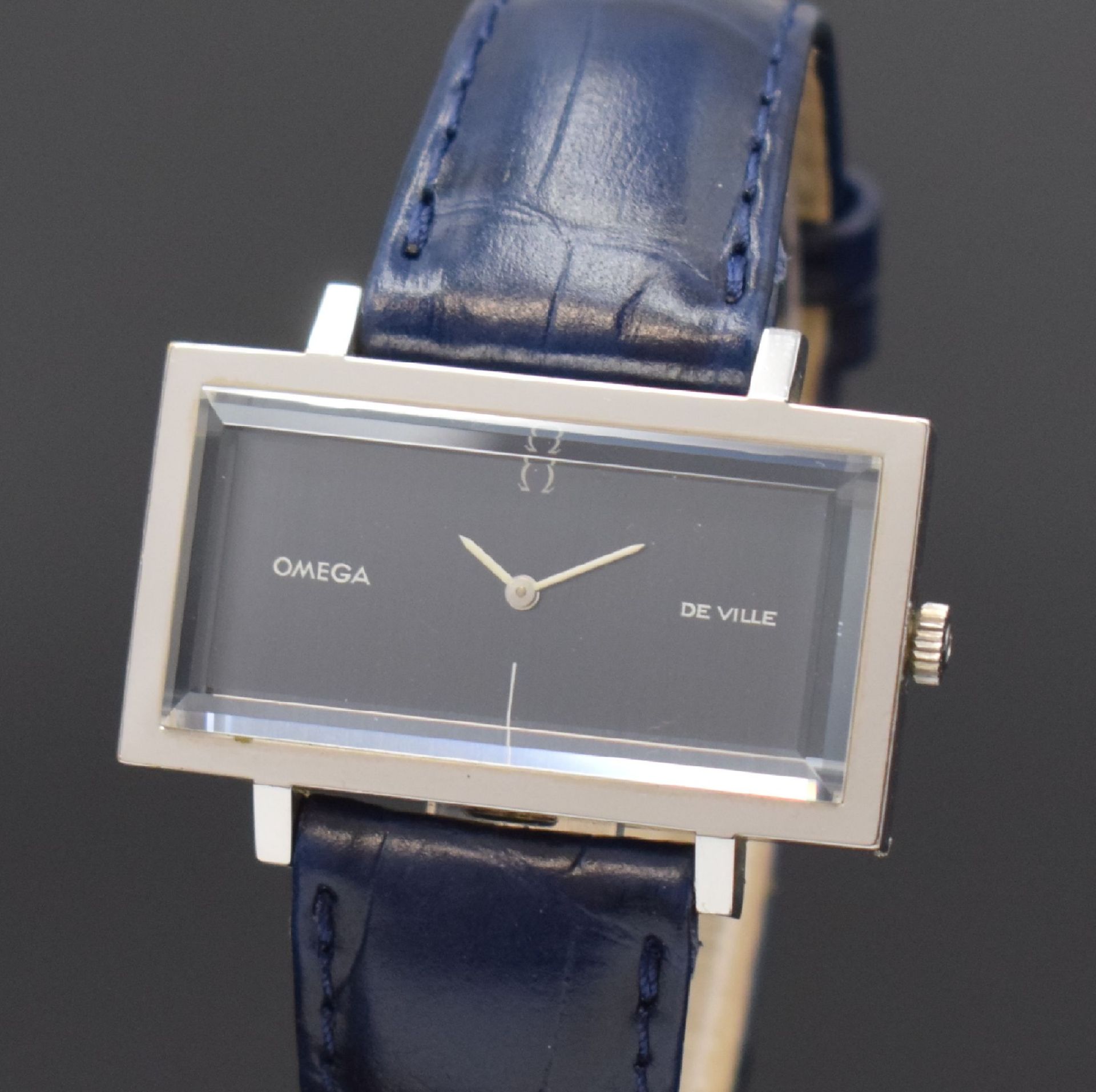 OMEGA De Ville rechteckige Armbanduhr, Schweiz um 1973, - Bild 2 aus 4