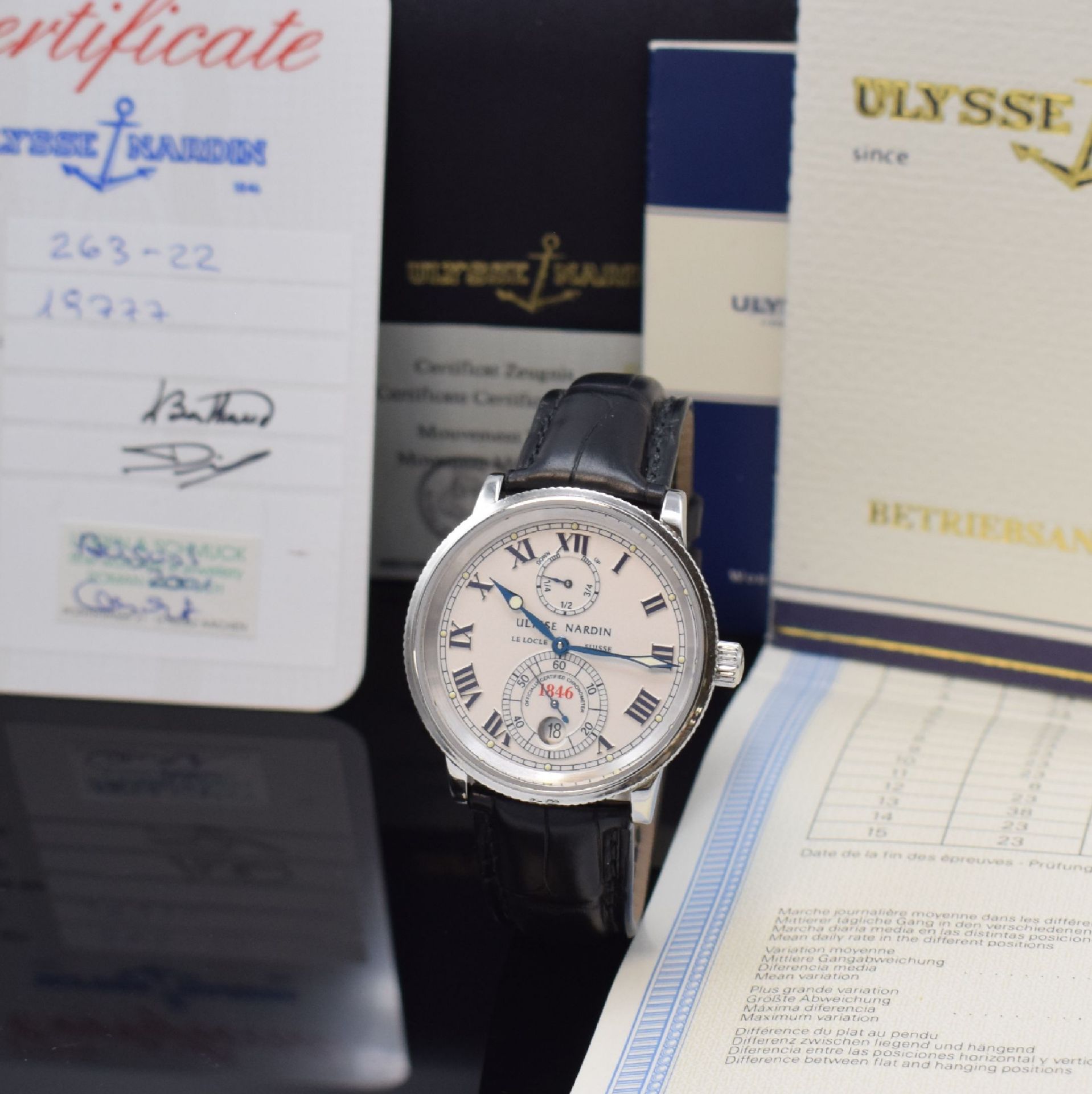 ULYSSE NARDIN Marine 1846 Armbandchronometer Referenz