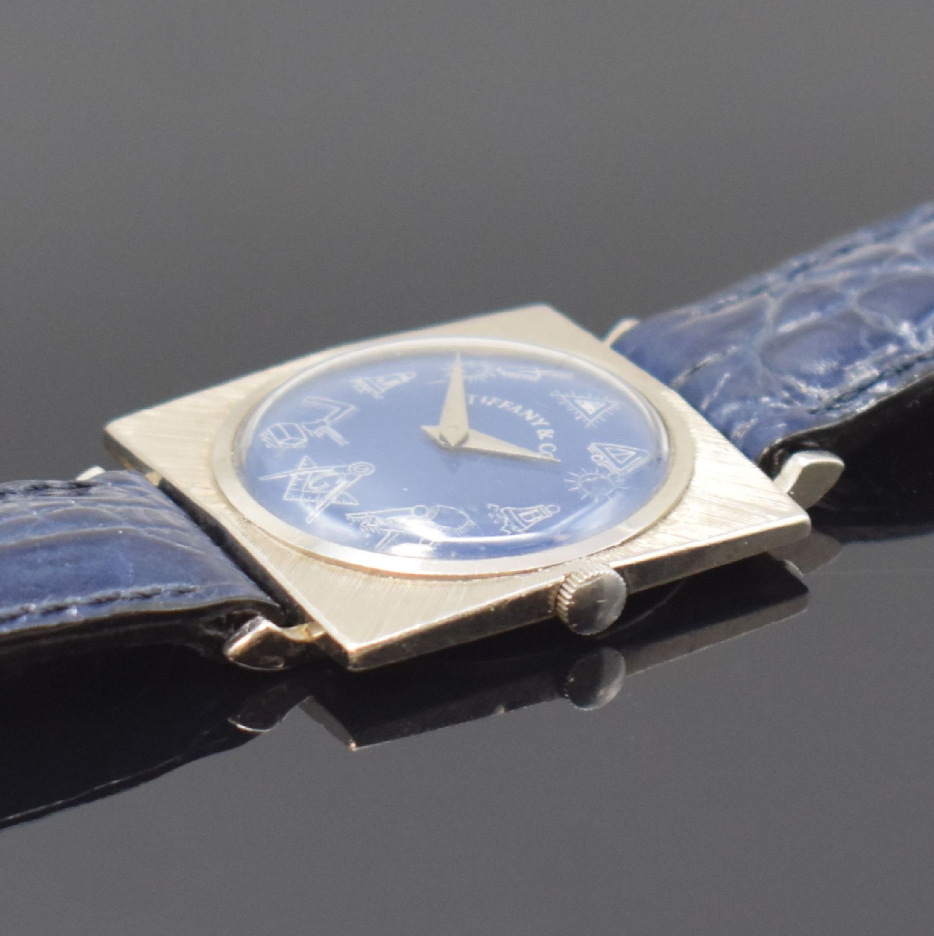 JULES JÜRGENSEN Armbanduhr in WG 750/000, Schweiz 1960er - Image 3 of 6