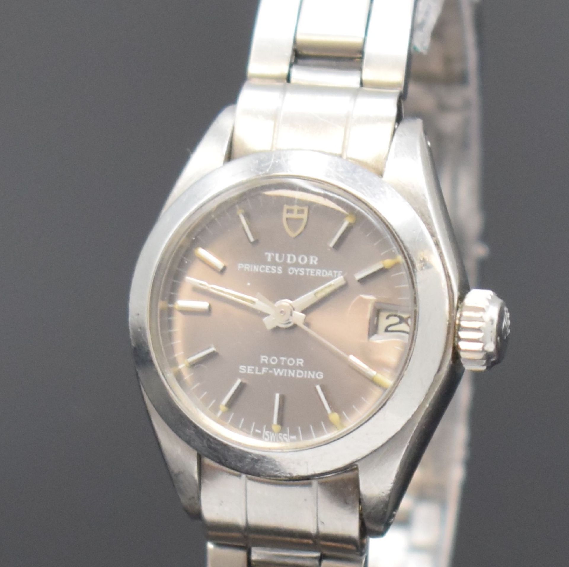 TUDOR Princess Oysterdate Damenarmbanduhr Referenz 7606/0 - Image 2 of 5