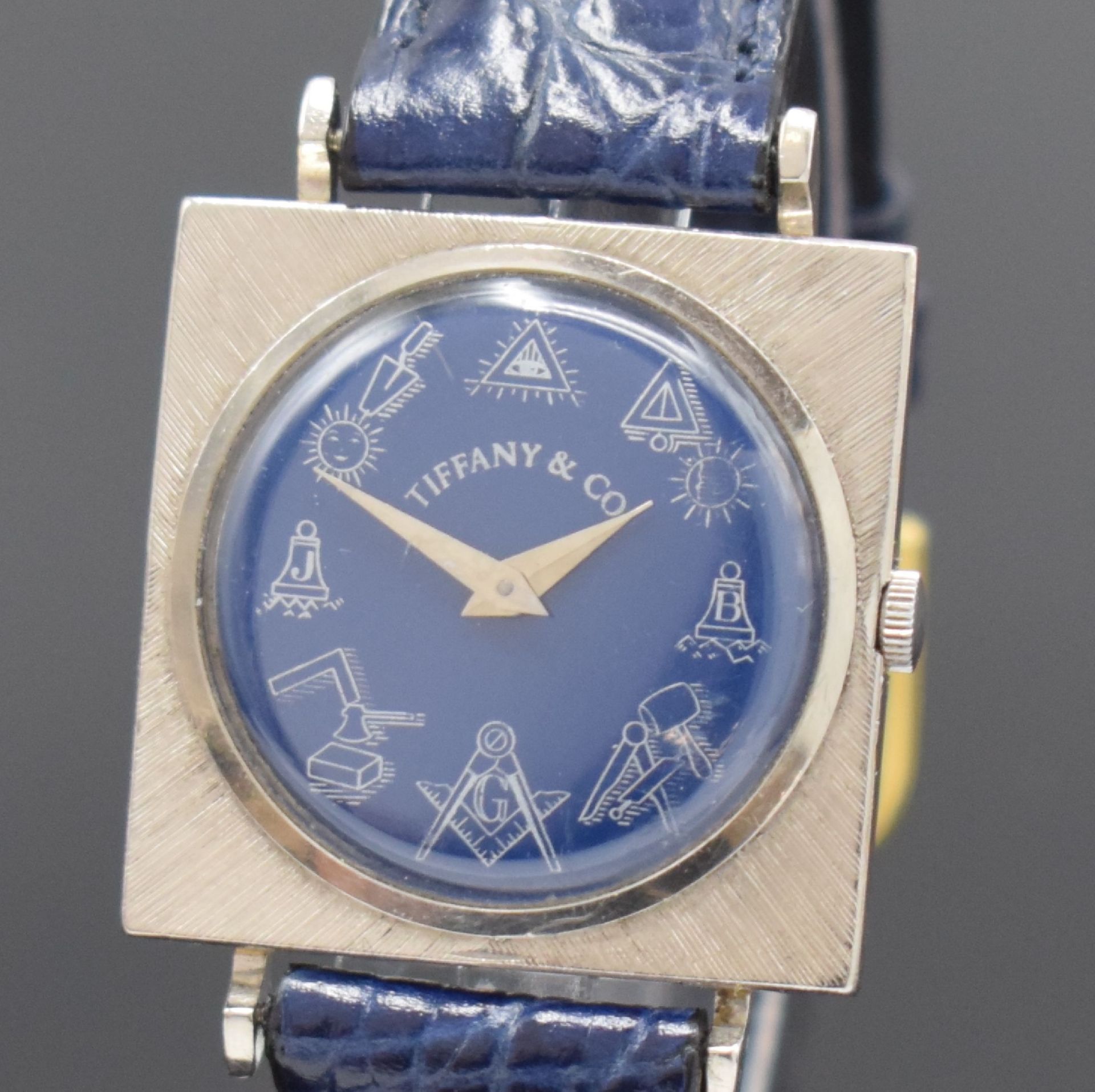 JULES JÜRGENSEN Armbanduhr in WG 750/000, Schweiz 1960er - Image 2 of 6