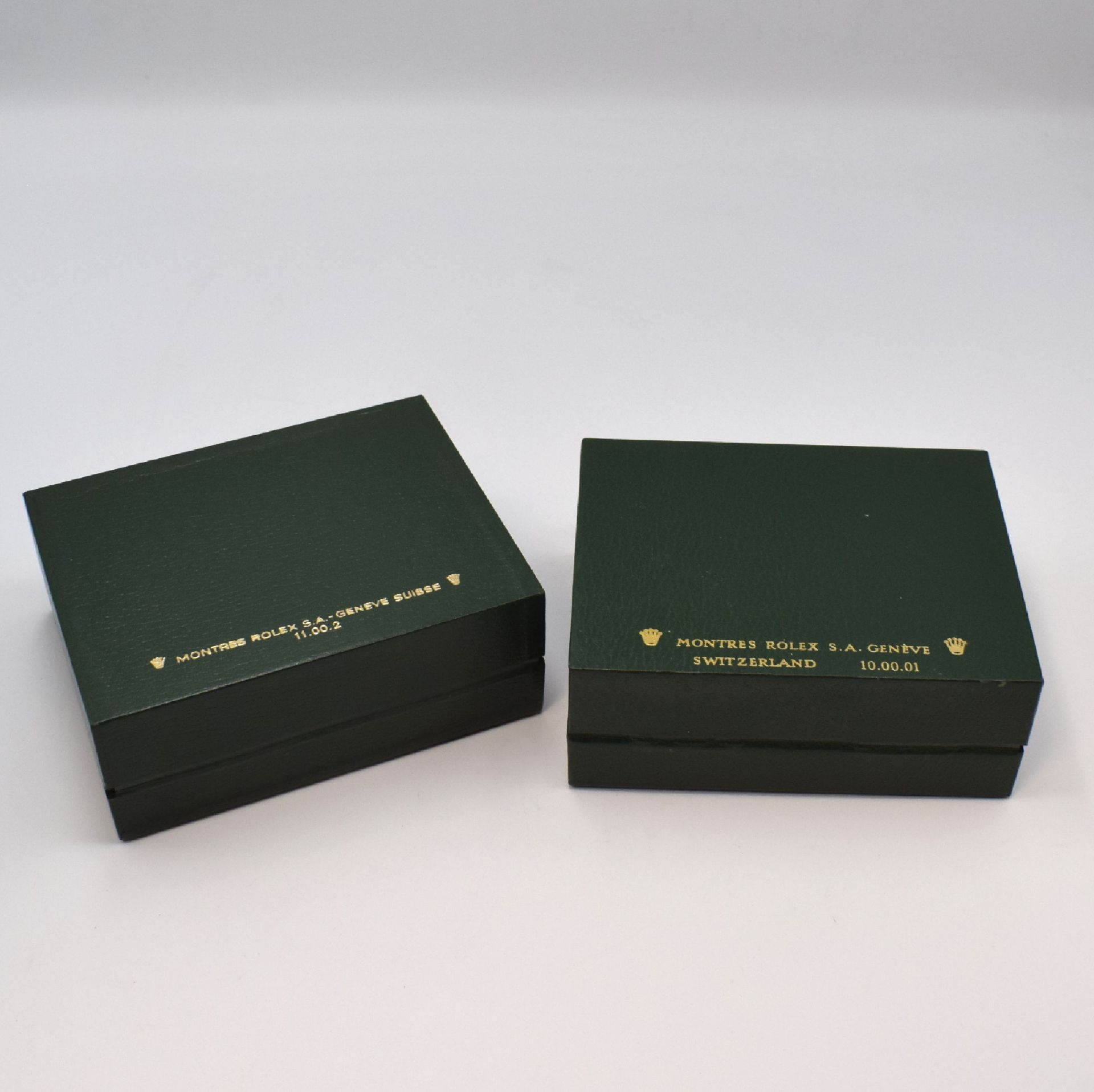 2 x ROLEX Boxen für Armbanduhren, Schweiz, 1) Ref. - Image 3 of 3