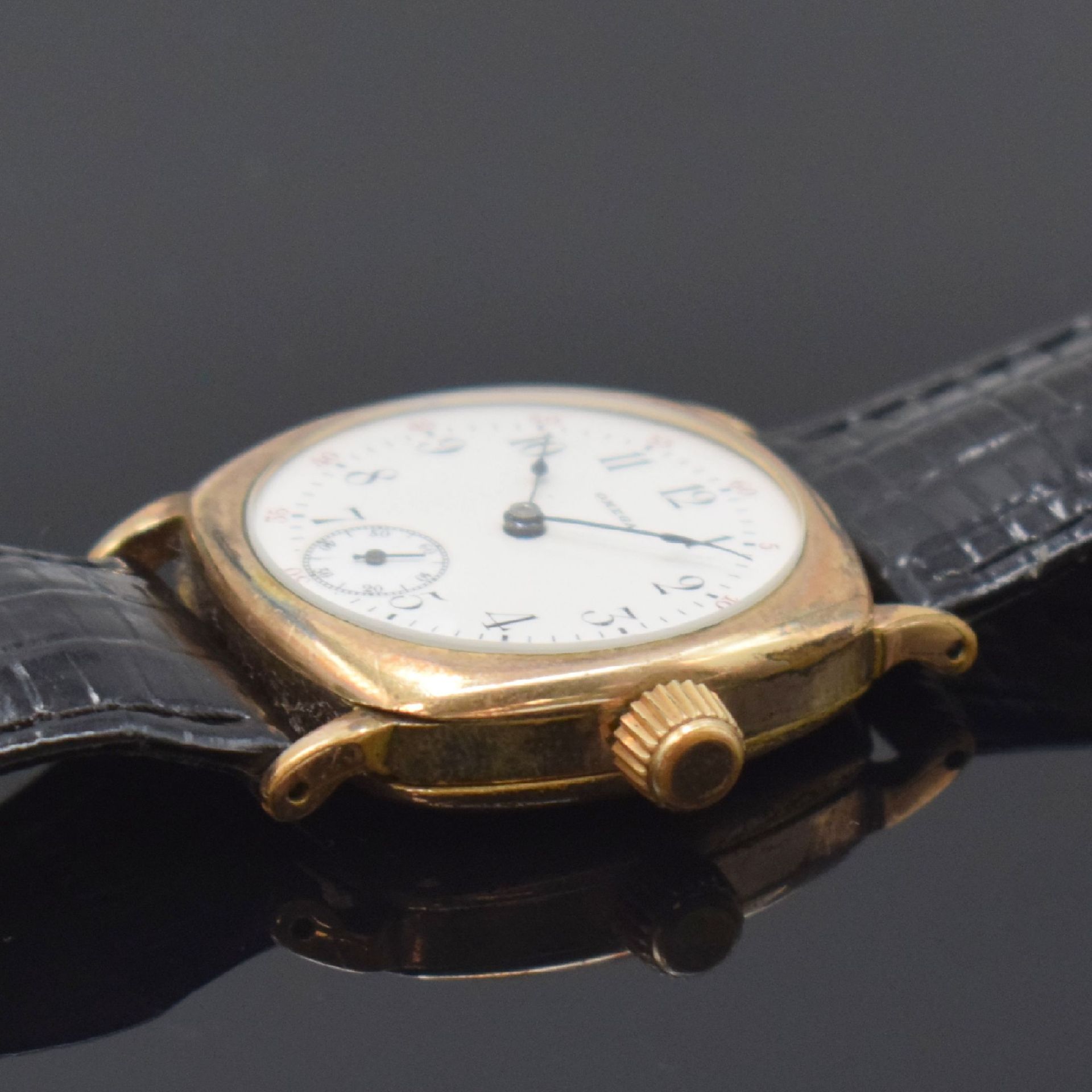 OMEGA frühe vergoldete Armbanduhr für den amerikanischen - Image 3 of 6