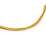 18 kt Gold Kette, ca. 10.9 g, GG 750/000, L. ca. 68 cm,