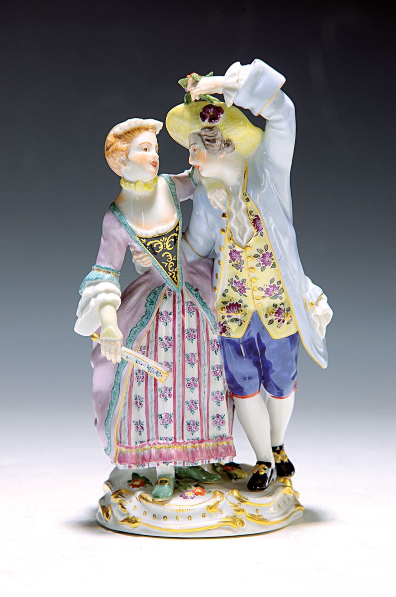 Porzellanfigur, Meissen, 20. Jh., Allegorie auf den