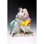 Porzellanfigur, Liebespaar, Meissen, Entw. J.J. Kaendler