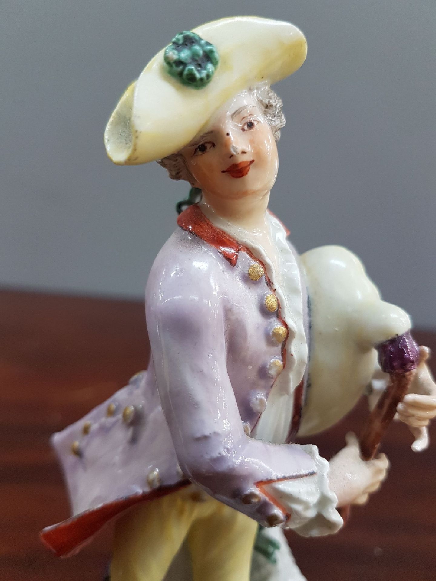 Porzellanfigur 'Dudelsackspieler', Meissen, Entw. J.J. - Image 5 of 10