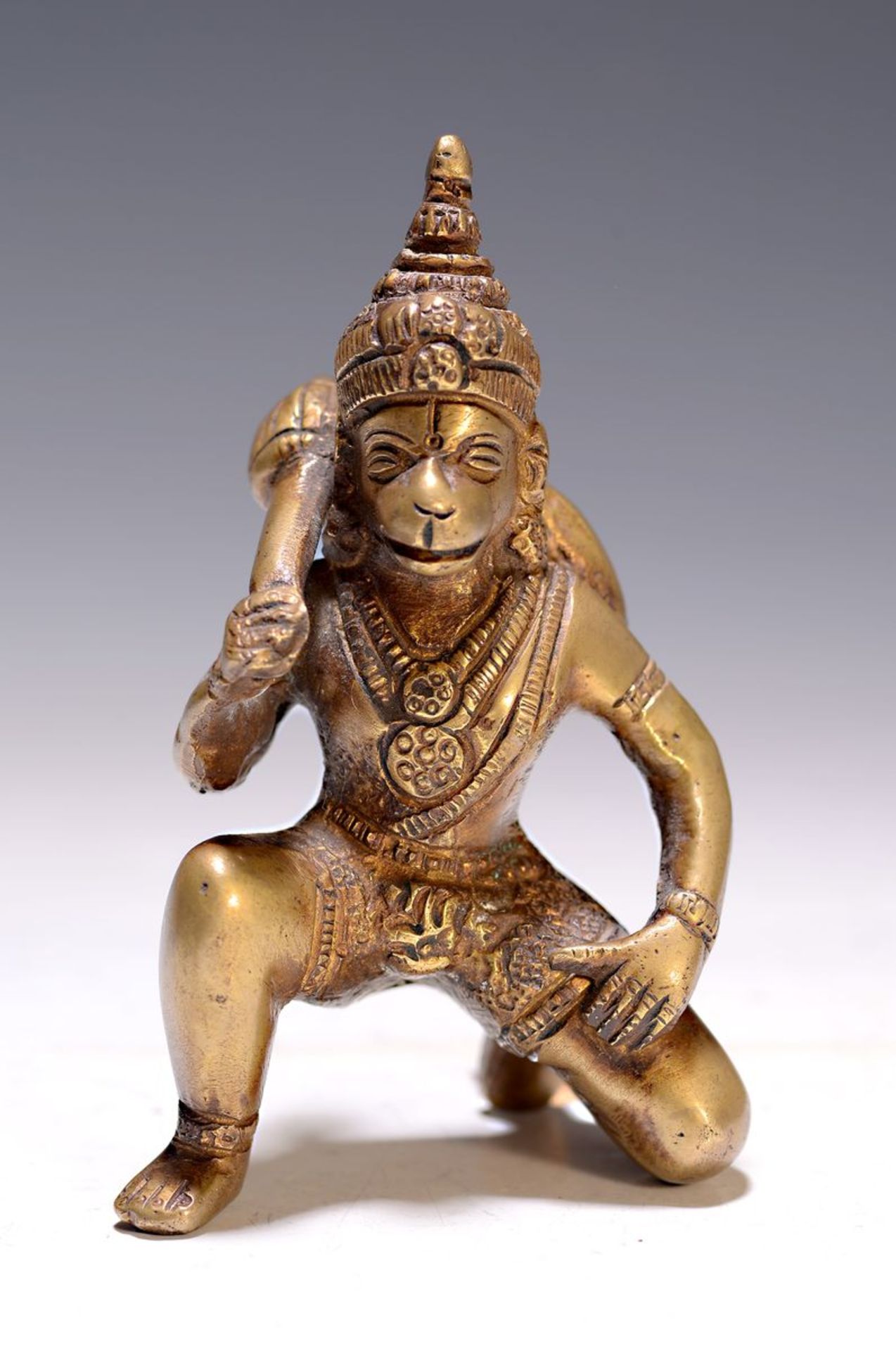 Skulptur des Hindu Gottes Hanuman, Indien, um 1900,
