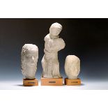 3 Lithokeramik-Skulpturen von Giuseppe Ursi, Constante