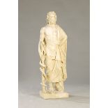 Große Skulptur des Asklepios (Äskulap), antiker Gott der