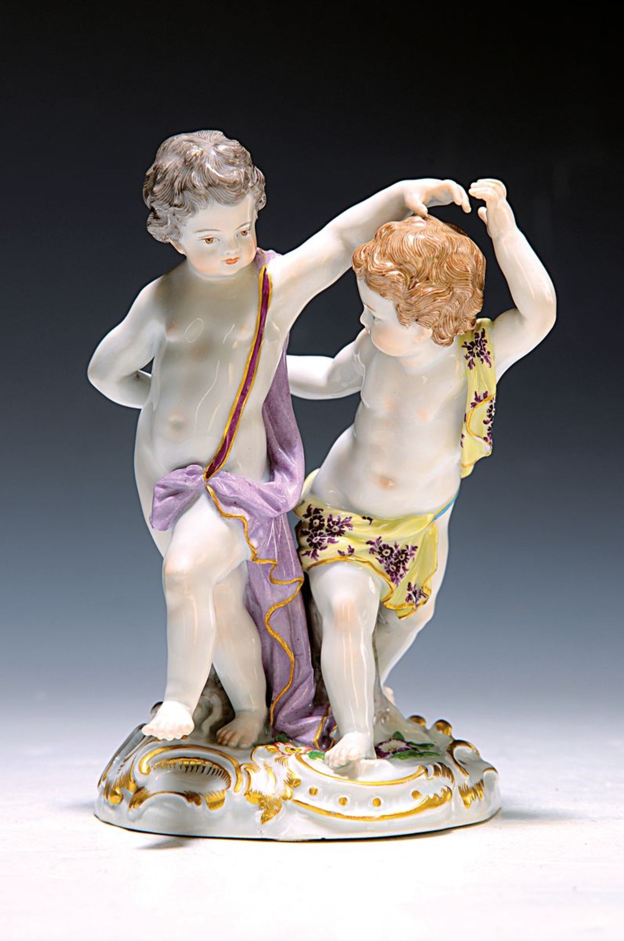 Porzellangruppe, Meissen, um 1890/1900, Modell 2516,