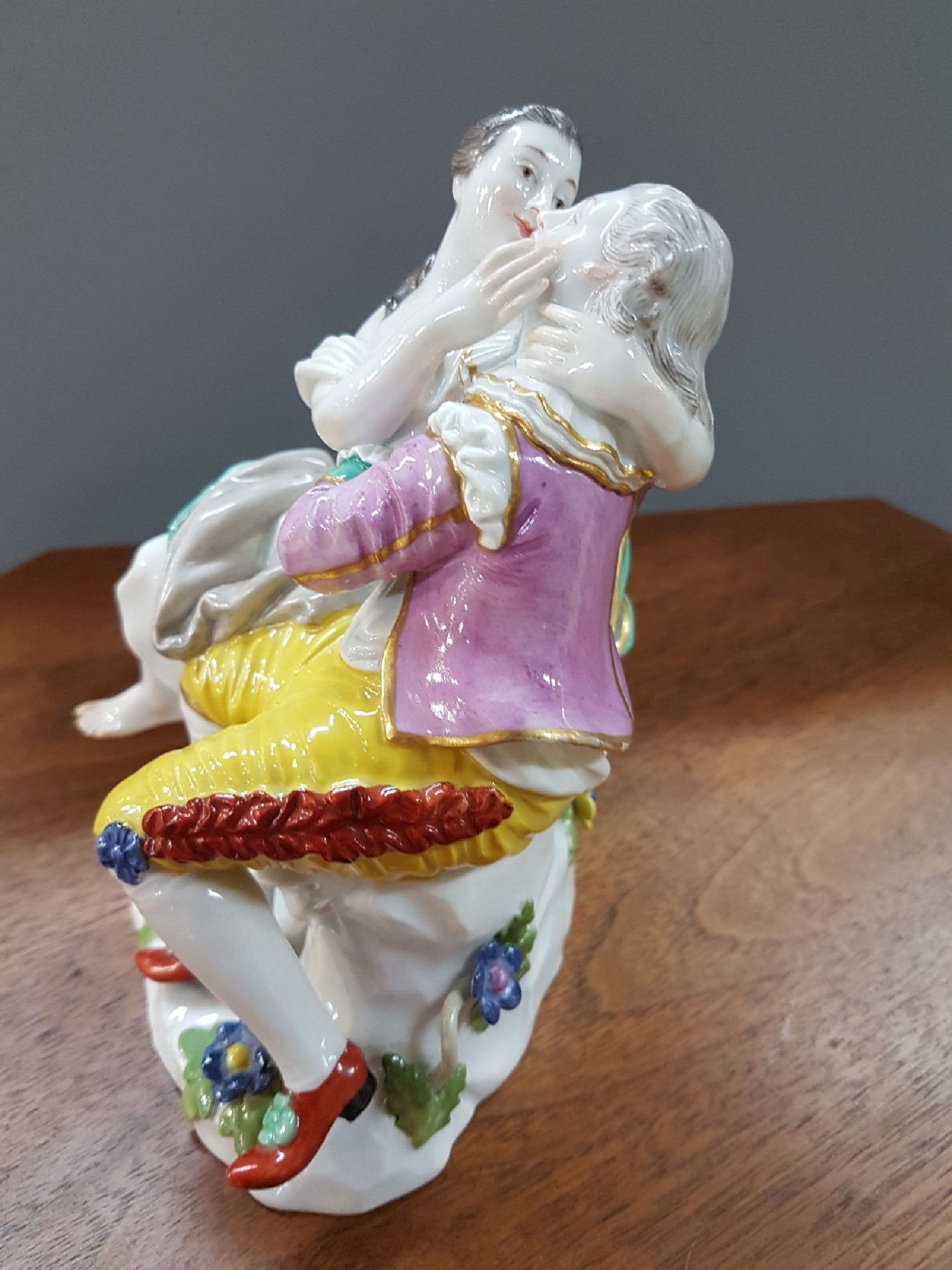 Porzellanfigur, Liebespaar, Meissen, Entw. J.J. Kaendler - Image 3 of 8