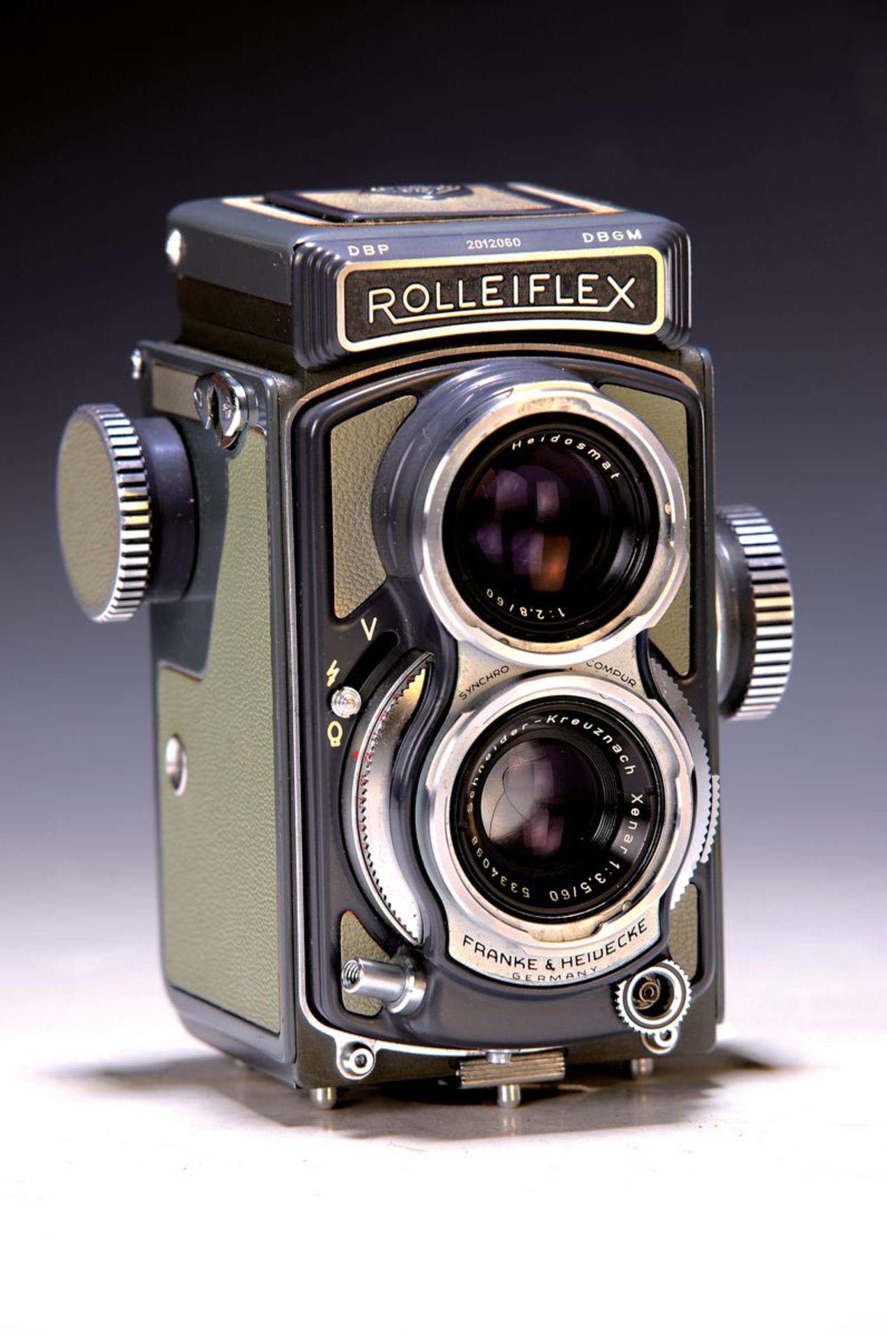 Rolleiflex 4x4 'Grey Baby', Bj. 1957, No. 2012060, mit