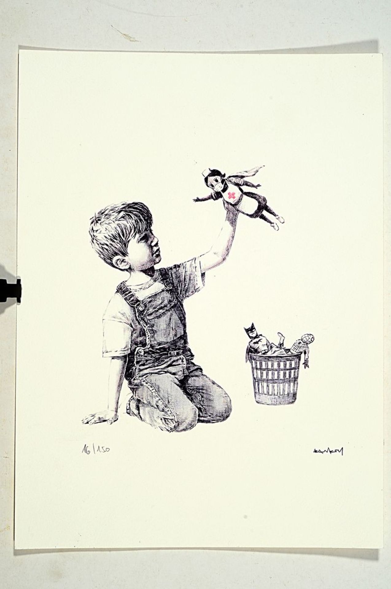 Banksy, geb. 1974, Lithographie, 'Game Changer' (nach - Bild 3 aus 3