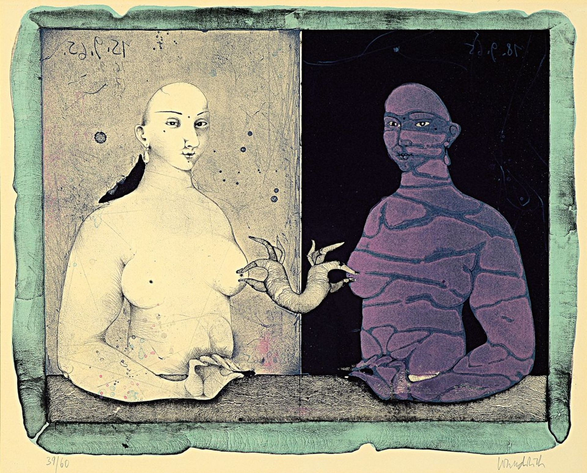 Paul Wunderlich, 1927 Eberswalde-2010 Saint