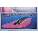 Christo geb. 1935, 'Surroundet Islands', Kunstdruck 1982,