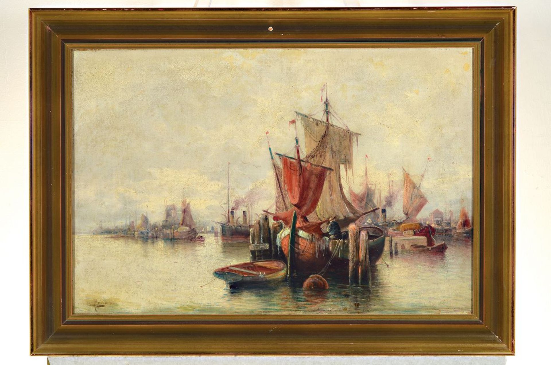 Karl Kaufmann, 1843-1902/05, wohl niederländischer Hafen - Image 3 of 3