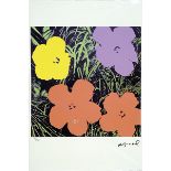 Nach Andy Warhol (1928-1987), Lithographie, 'Flowers 67'