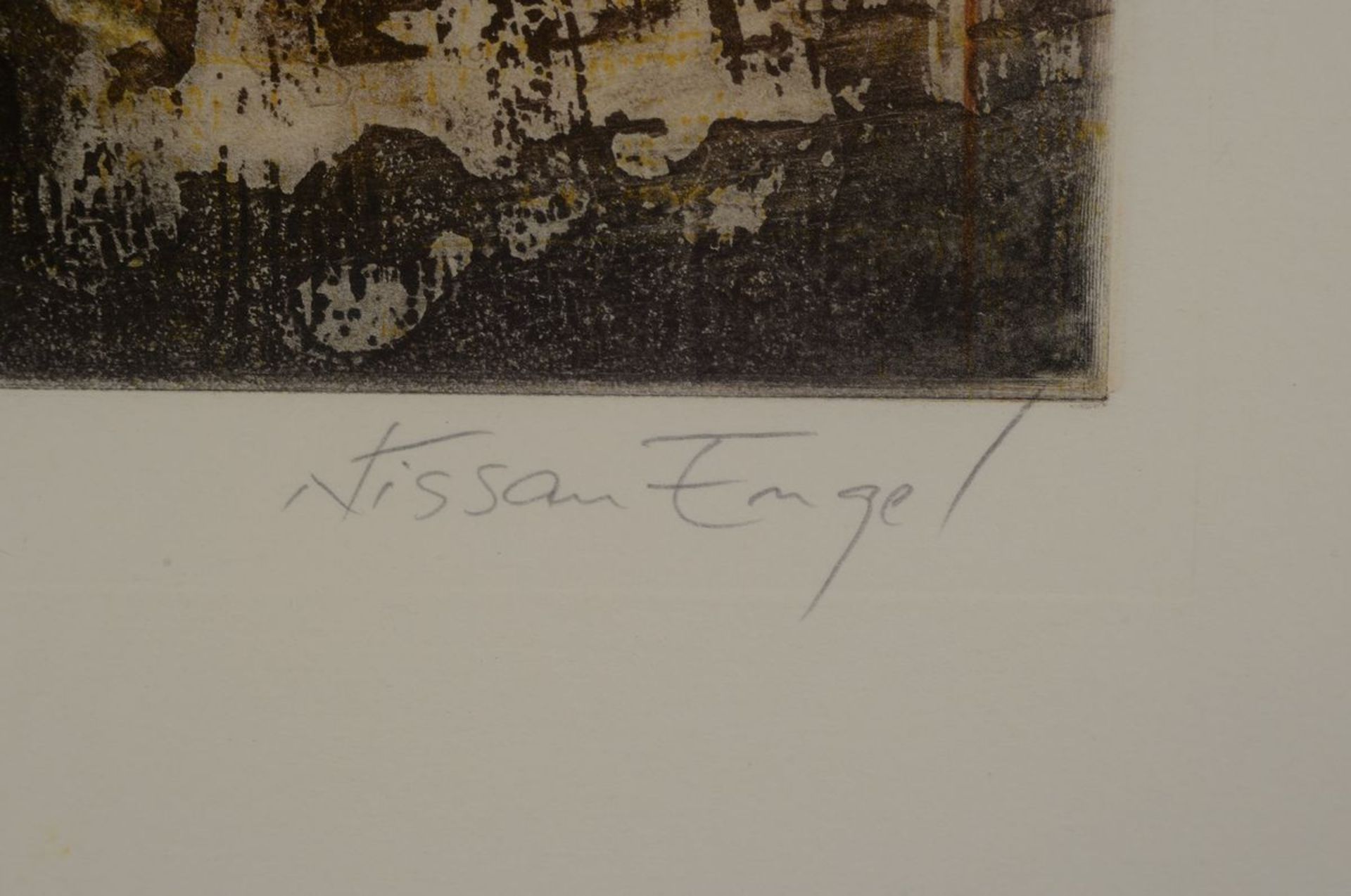 Nissan Engel, 1931-2016, Farbradierung, 'Sarabande', Ed. - Image 2 of 2