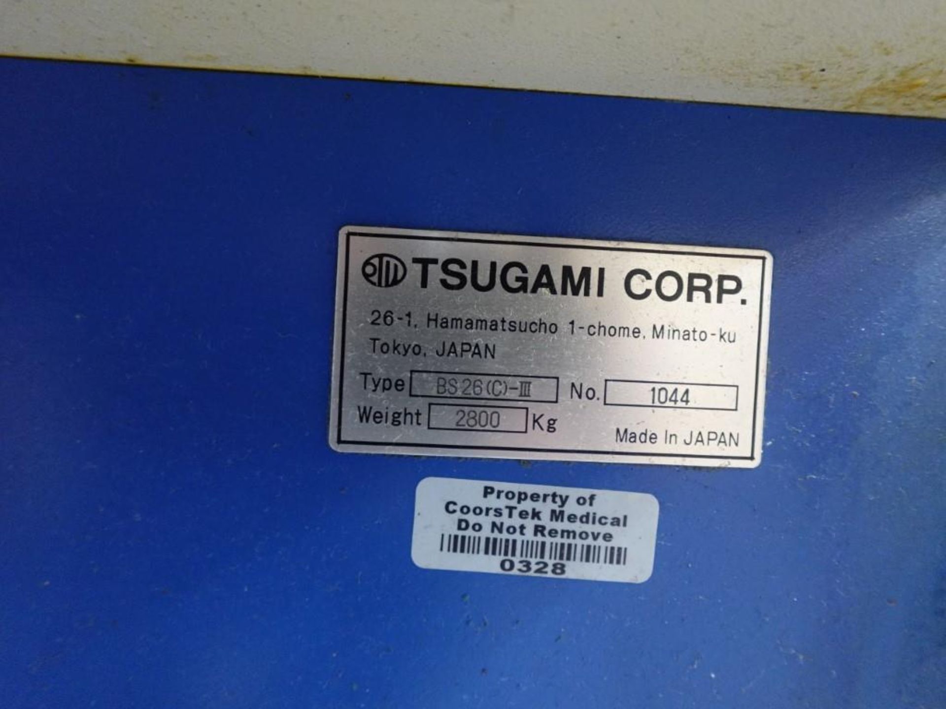 Tsugami BS26(C) III Swiss-Type CNC Lathe with Barfeed - Image 18 of 18