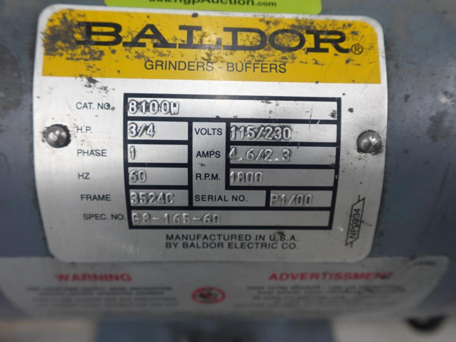 Baldor Double Ended Grinder - Image 2 of 2