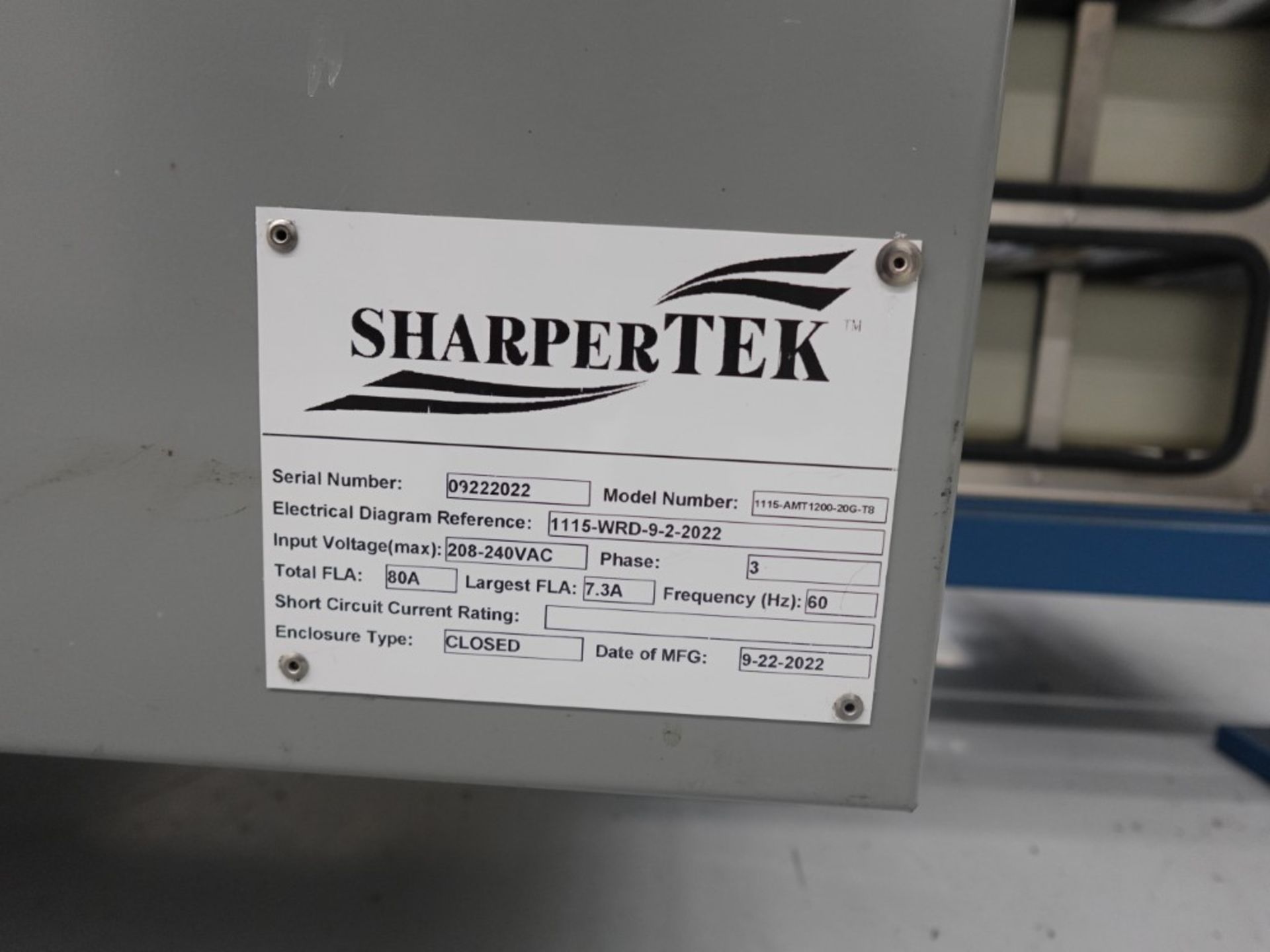 2022 SharperTek 8-Tank Ultrasonic Parts Cleaning System - Image 17 of 29