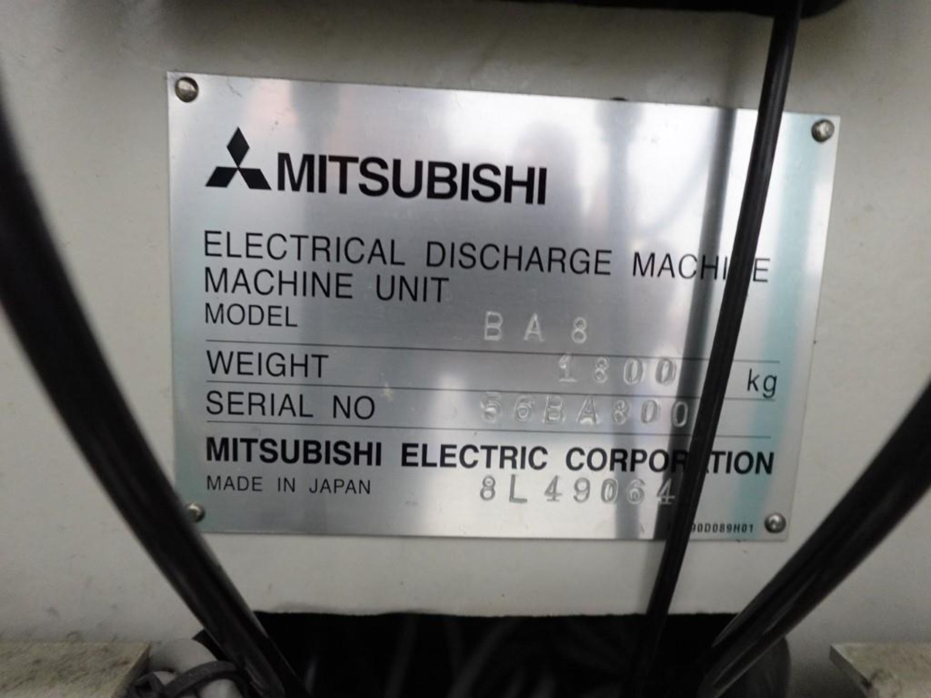 Mitsubishi BA-8 CNC Wire EDM - Image 8 of 8