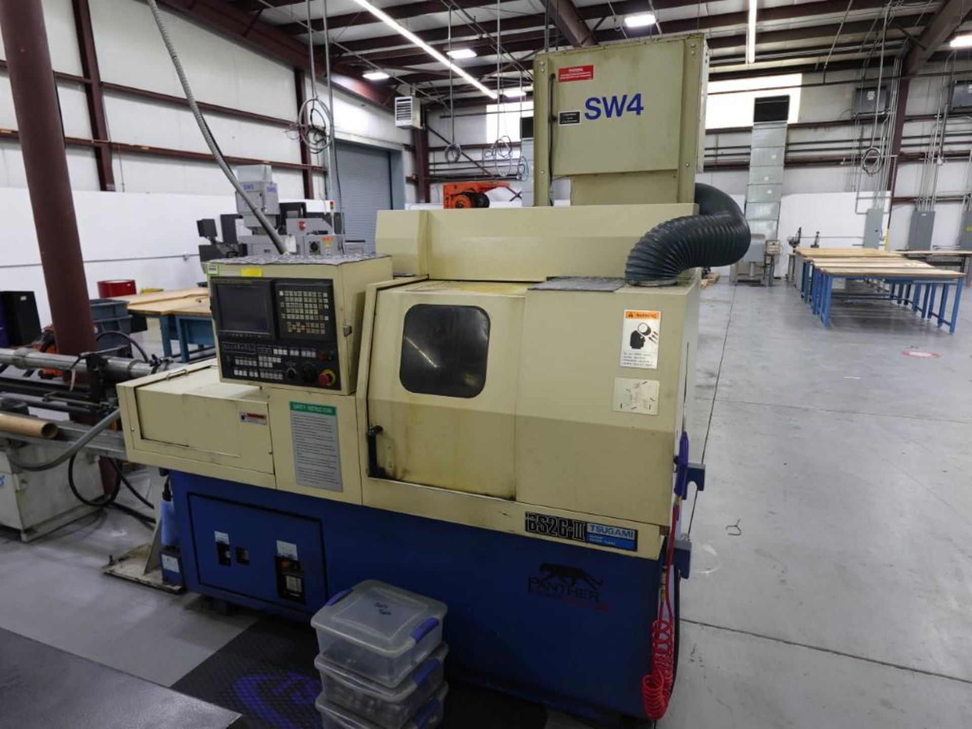 Tsugami BS26(C) III Swiss-Type CNC Lathe with Barfeed