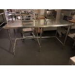 S.S Table 72"L x 30"D