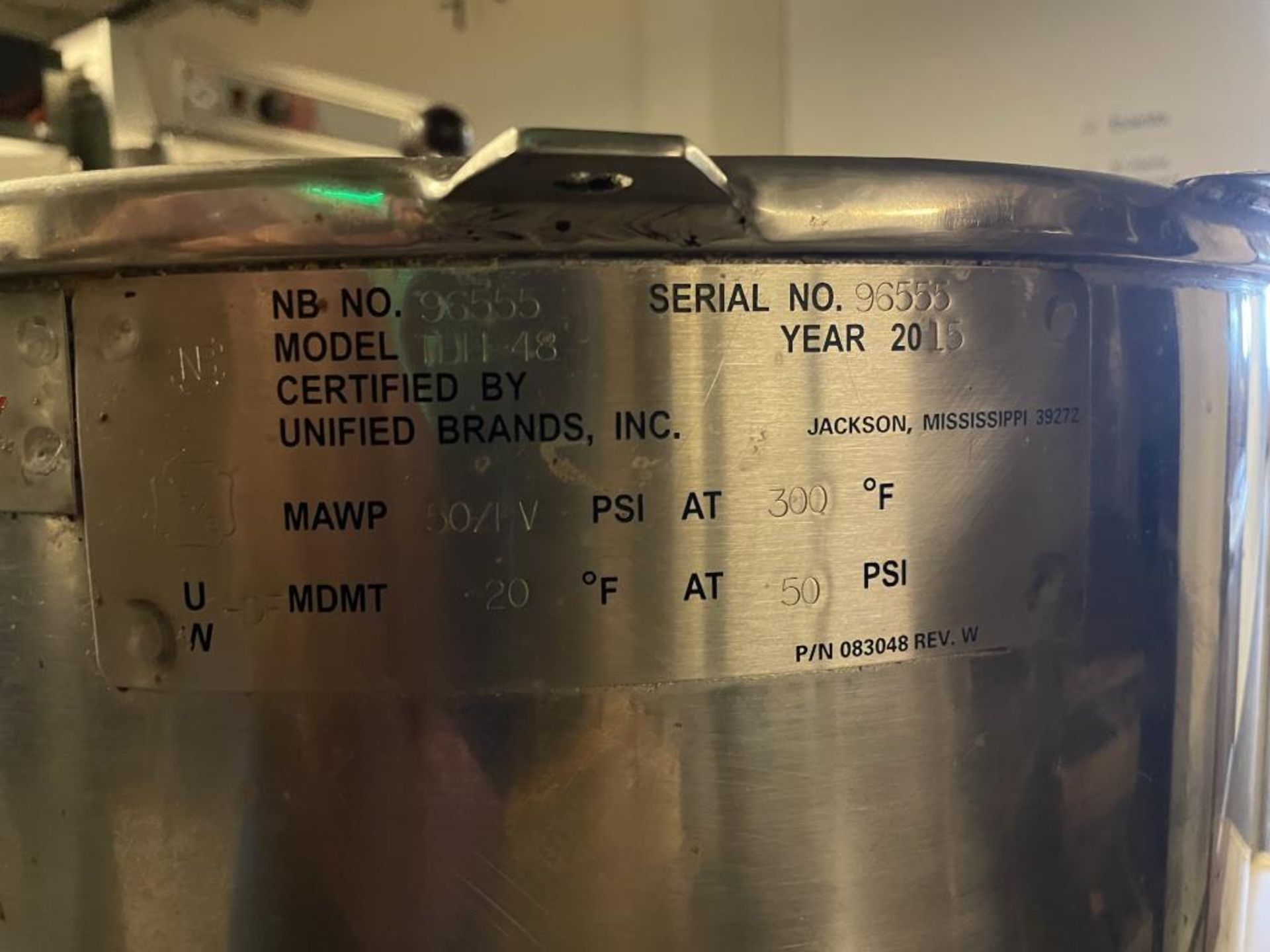 Groen TDC-48 Steam Jacketed Tilting Kettle - Image 7 of 7