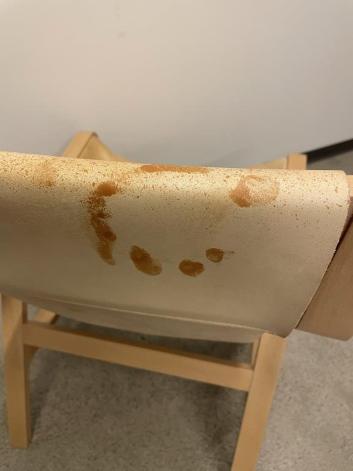 Blu Dot Leather Sling Toro Lounge Chair - Image 7 of 8