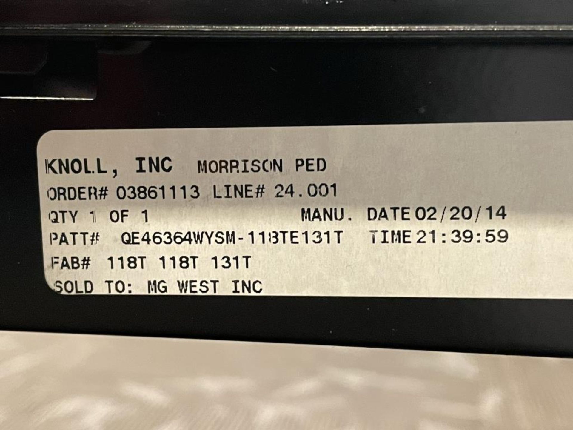 (8) Knoll Peds - Image 3 of 3