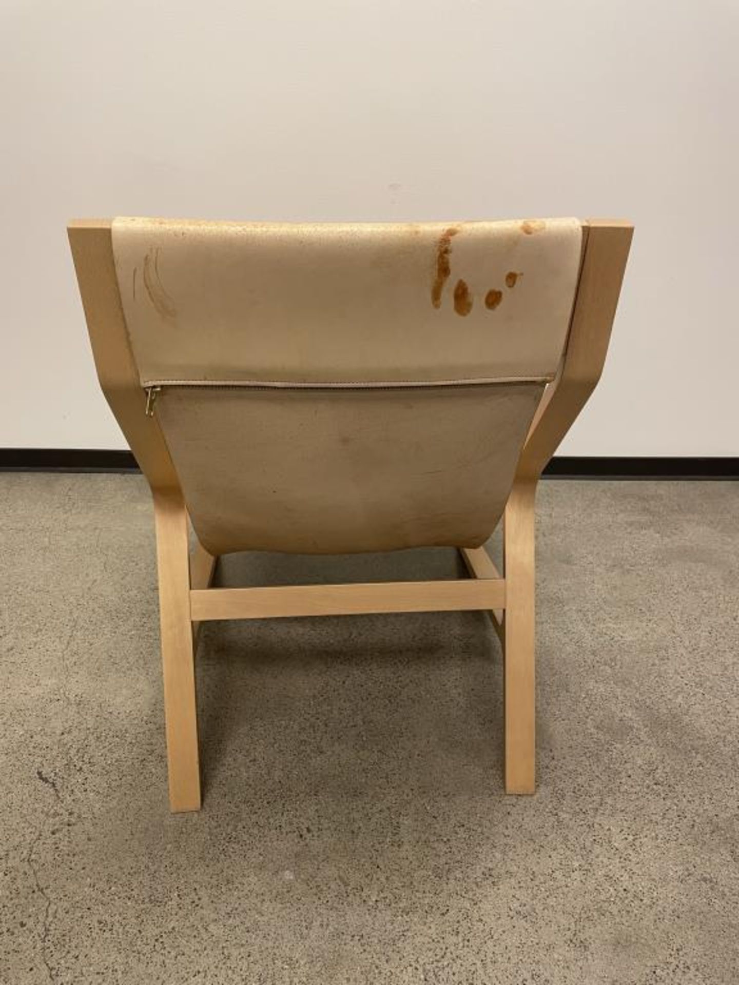 Blu Dot Leather Sling Toro Lounge Chair - Image 4 of 8