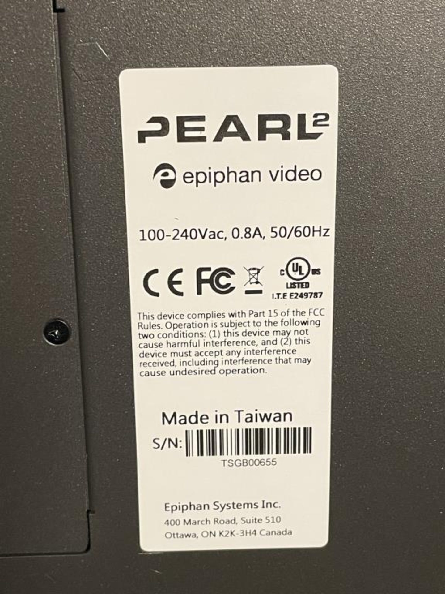 Epiphan Video Pearl 2 Live Production System - Image 2 of 5