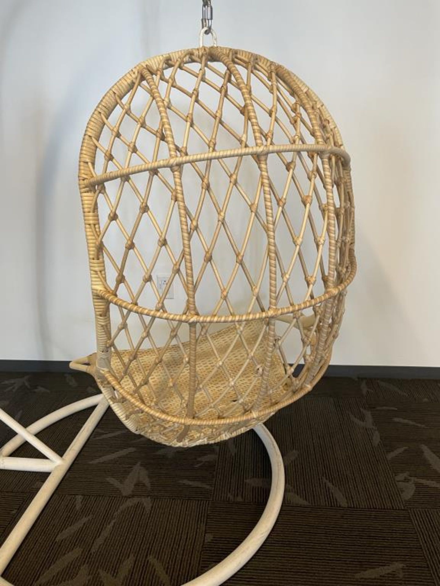 Serena & Lily Capistrano Hanging Chair & Stand - Image 4 of 7