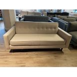 DWR Bantam Sofa Cream Fabric 73"x33"