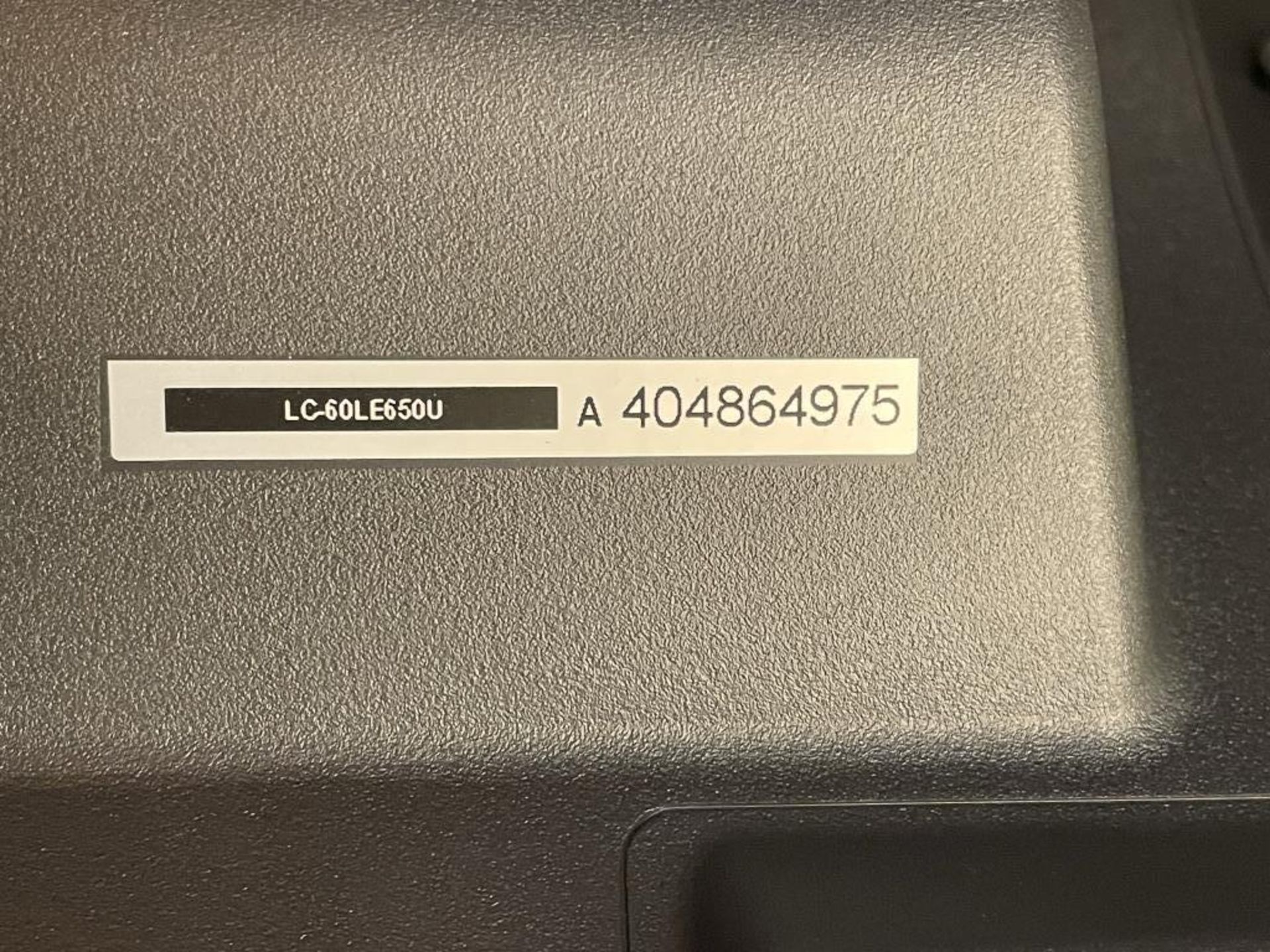 Sharp Aquos 60" LED TV & Ergotron Neo-Flex VHD Mobile - Image 6 of 6