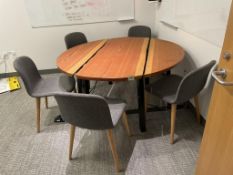 OHIO Design 60" Round Table w/ JOB's Chairs