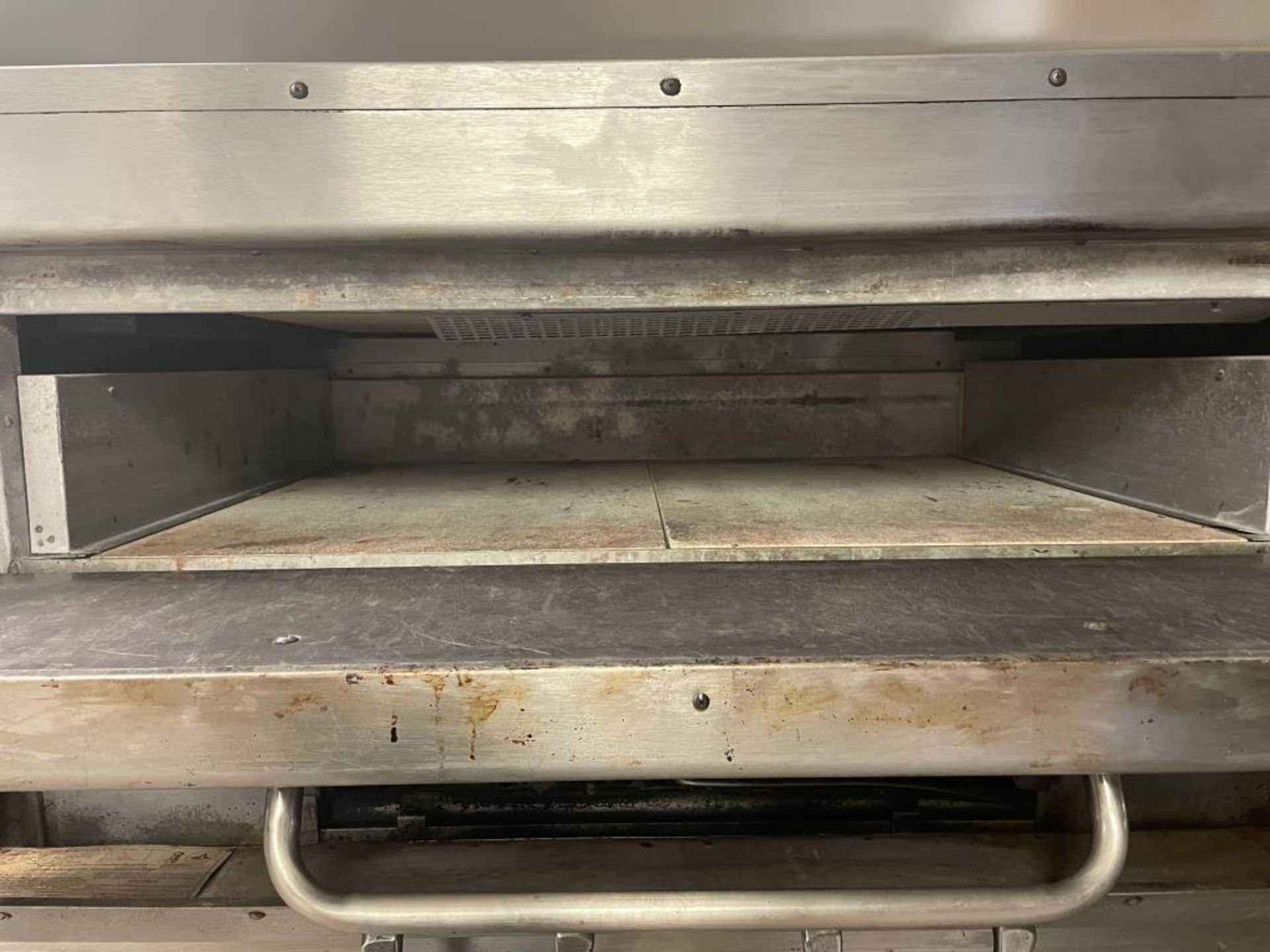 Montague 23P-2 Gas Deck-Type Pizza Bake Oven - Image 7 of 7