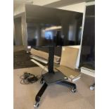 Samsung 55" Display & Ergotron Neo-Flex VHD Mobile Media Center