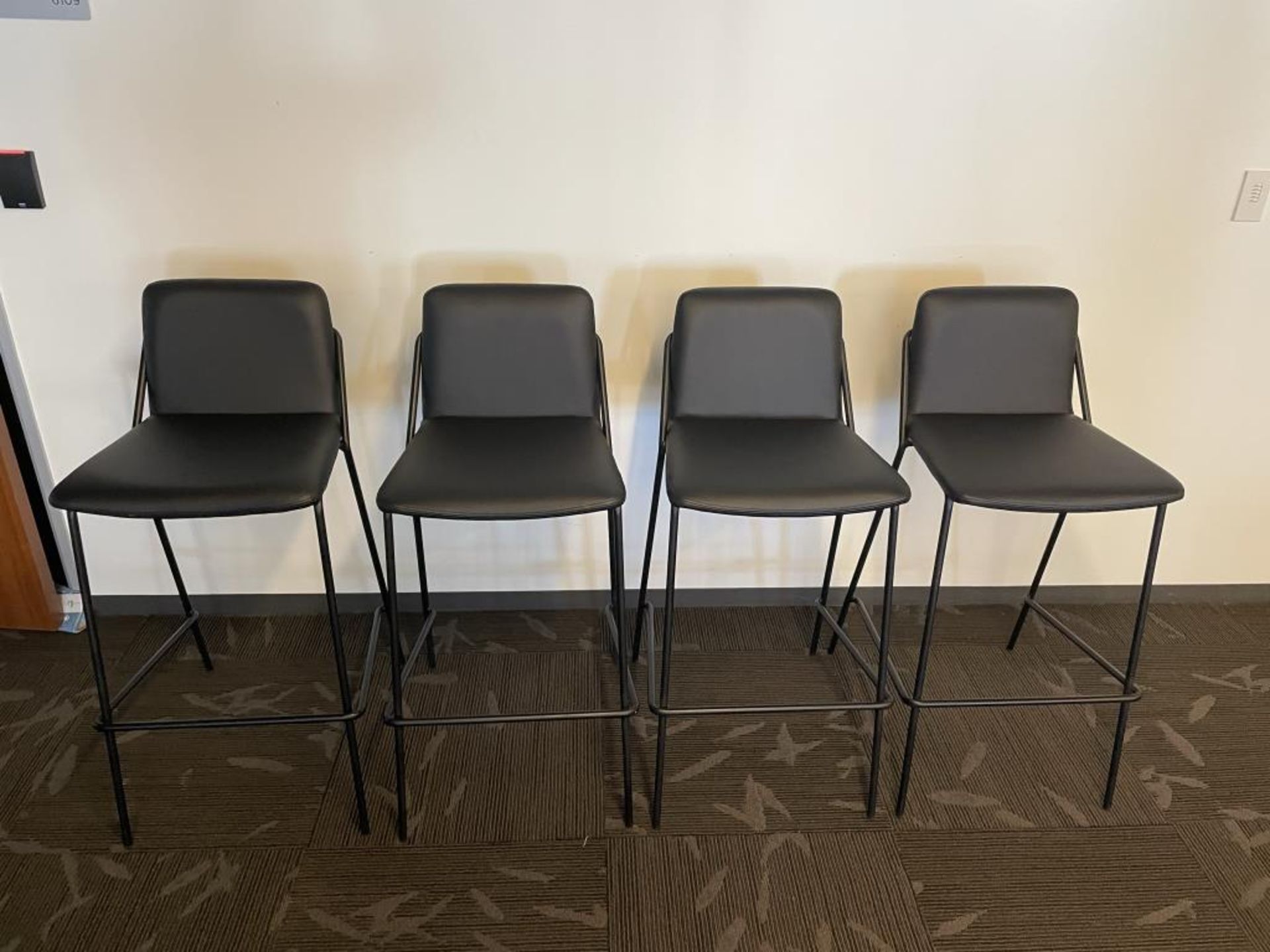 (4) M.A.D Sling Bar Stool, Black - Image 7 of 7