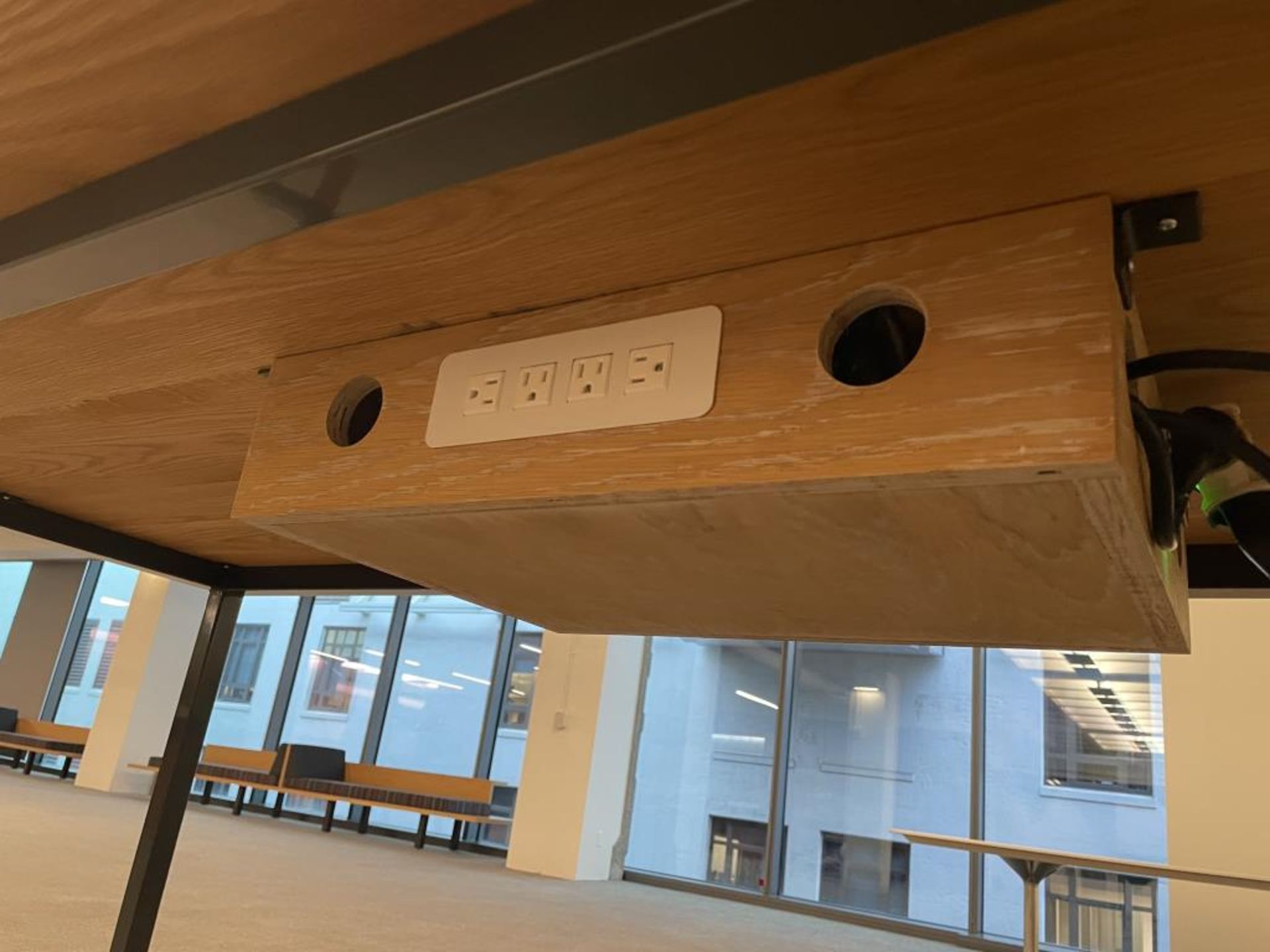 (2qty) OHIO Design Table 98"x40"x36" - Image 8 of 9