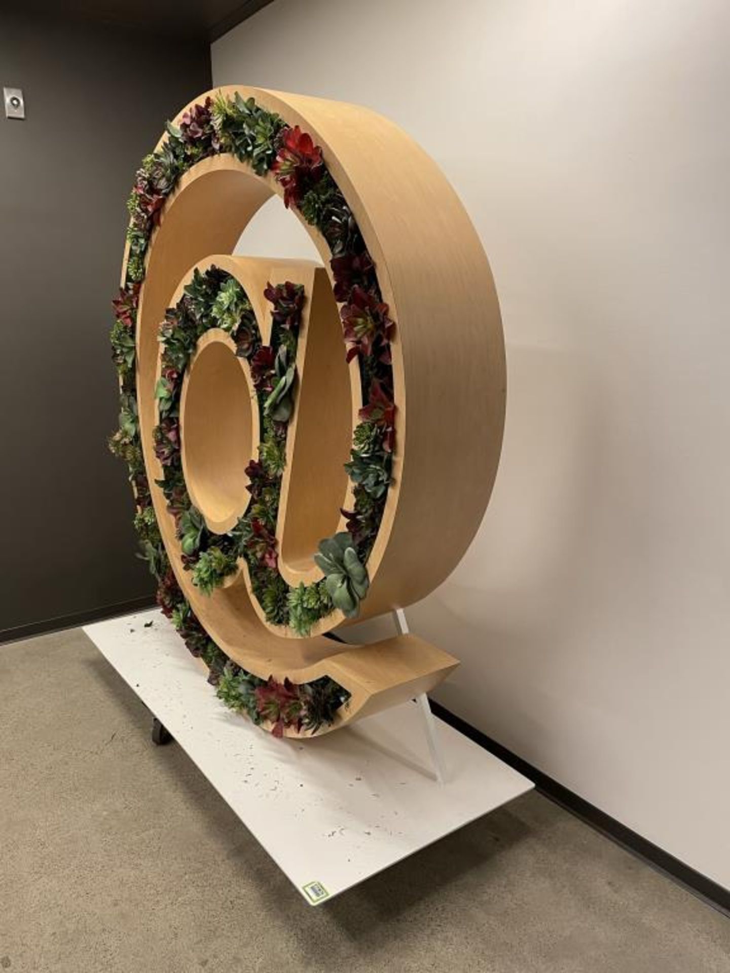 "@" Sculpture Planter - Image 2 of 4