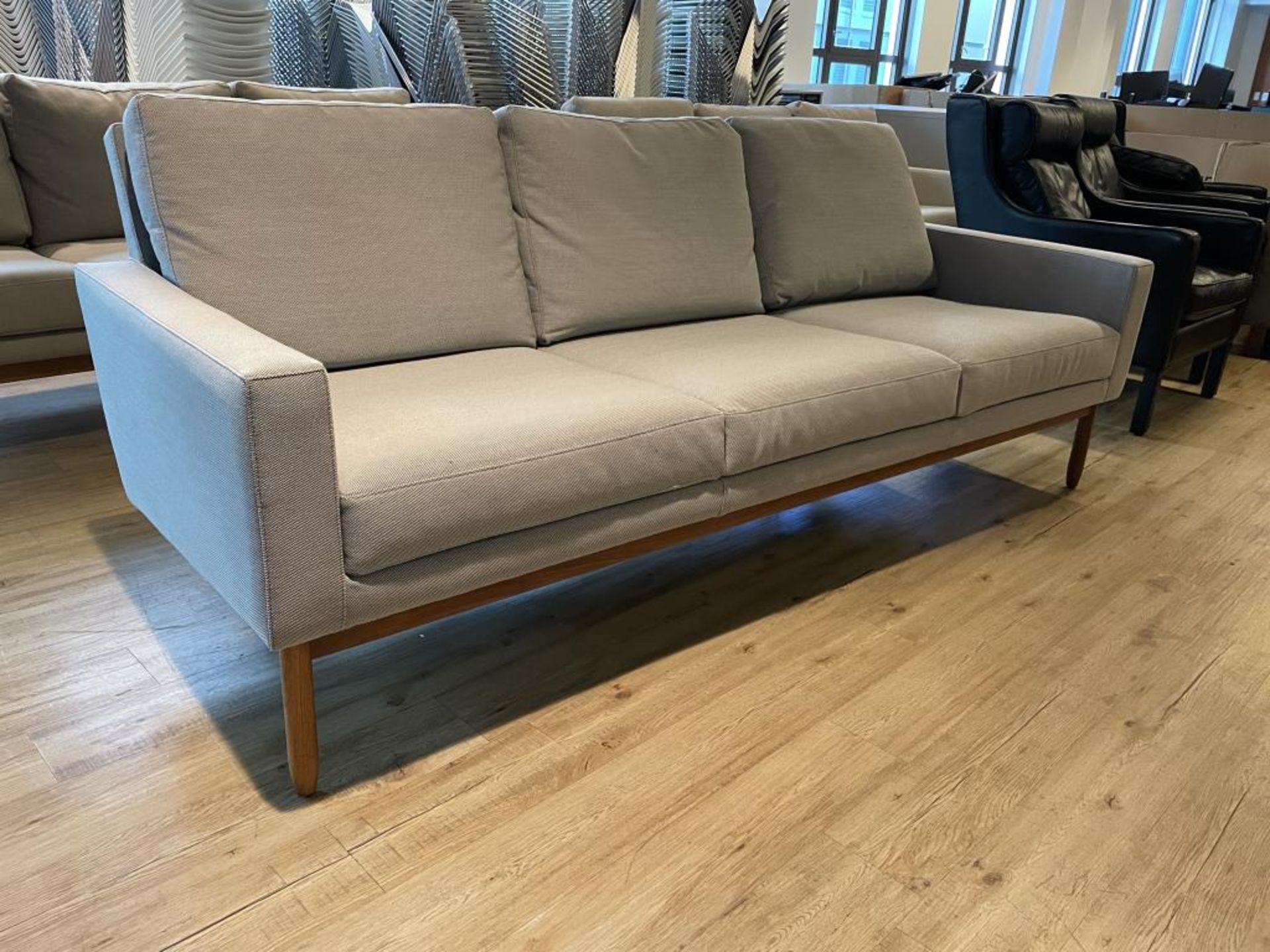 DWR Raleigh Sofa, Walnut Frame