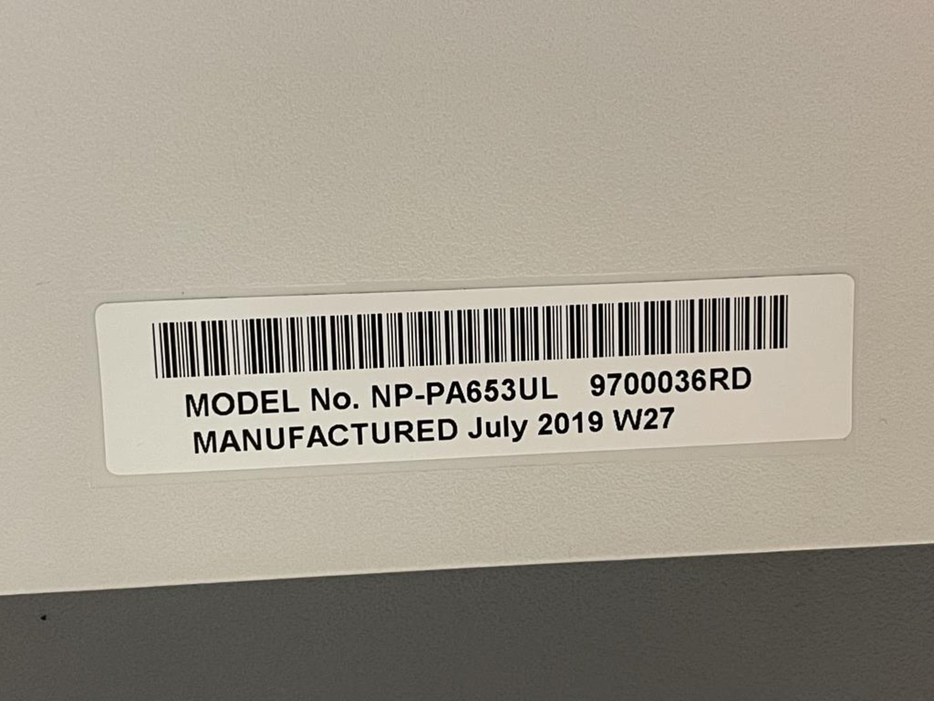 NEC NP-PA653UL 6500-Lumen WUXGA LCD Laser Projector - Image 5 of 8