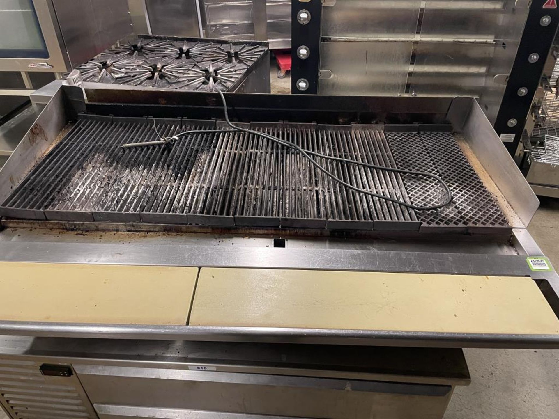 Vulcan 62" Charbroiler & Chef Base Refrigerator - Image 3 of 10