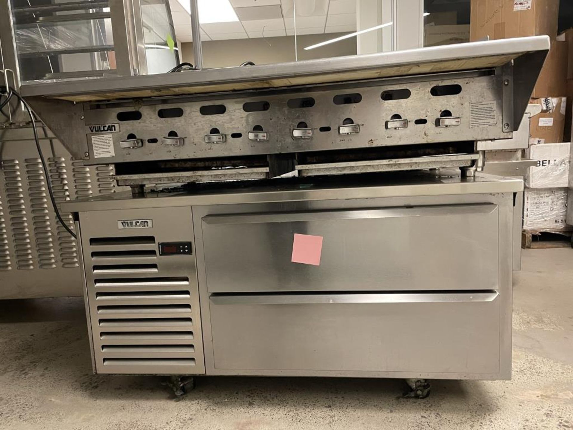 Vulcan 47" Charbroiler & Chef Base Refrigerator - Image 2 of 6