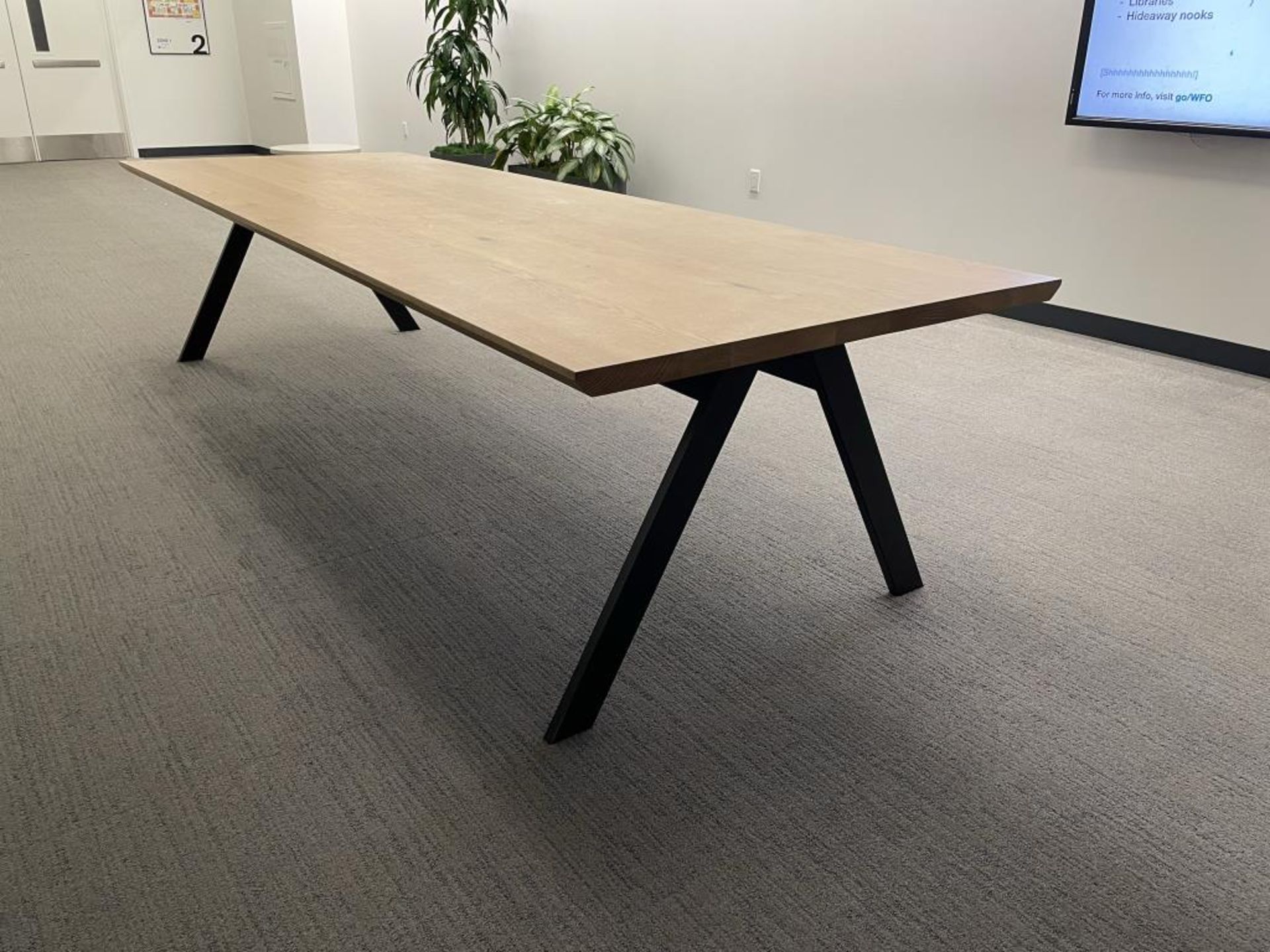 OHIO Design Table, A-Frame 120"L - Image 2 of 5