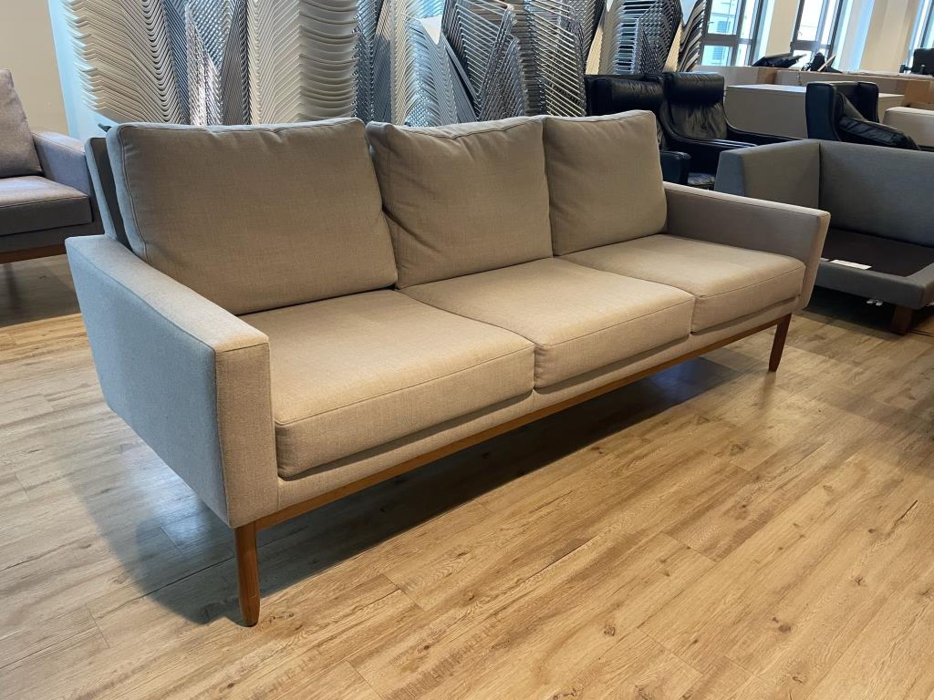 DWR Raleigh Sofa, Walnut Frame